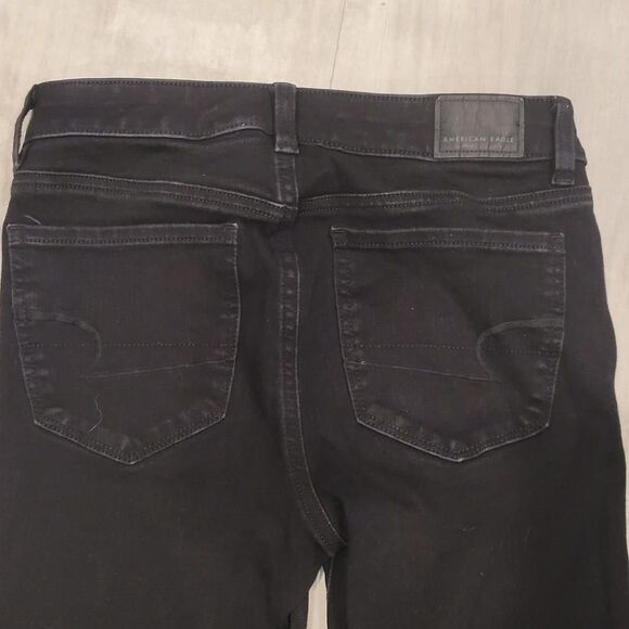 American Eagle Women's Jeans Sz 0 Short High Rise Stretch Jegging Lot of 2 Y2K - Picture 5 of 10